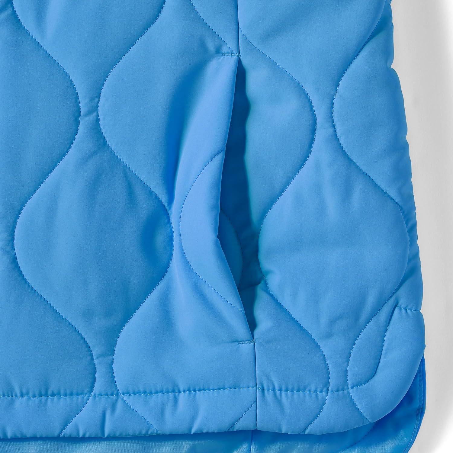 imageLands End FeatherFree Insulated VestMuted Cobalt Blue