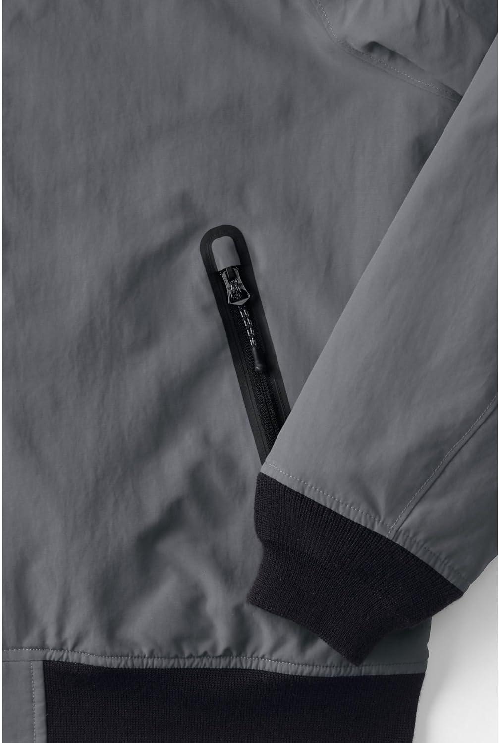 imageLands End Mens Classic Squall Waterproof Insulated JacketArctic Gray