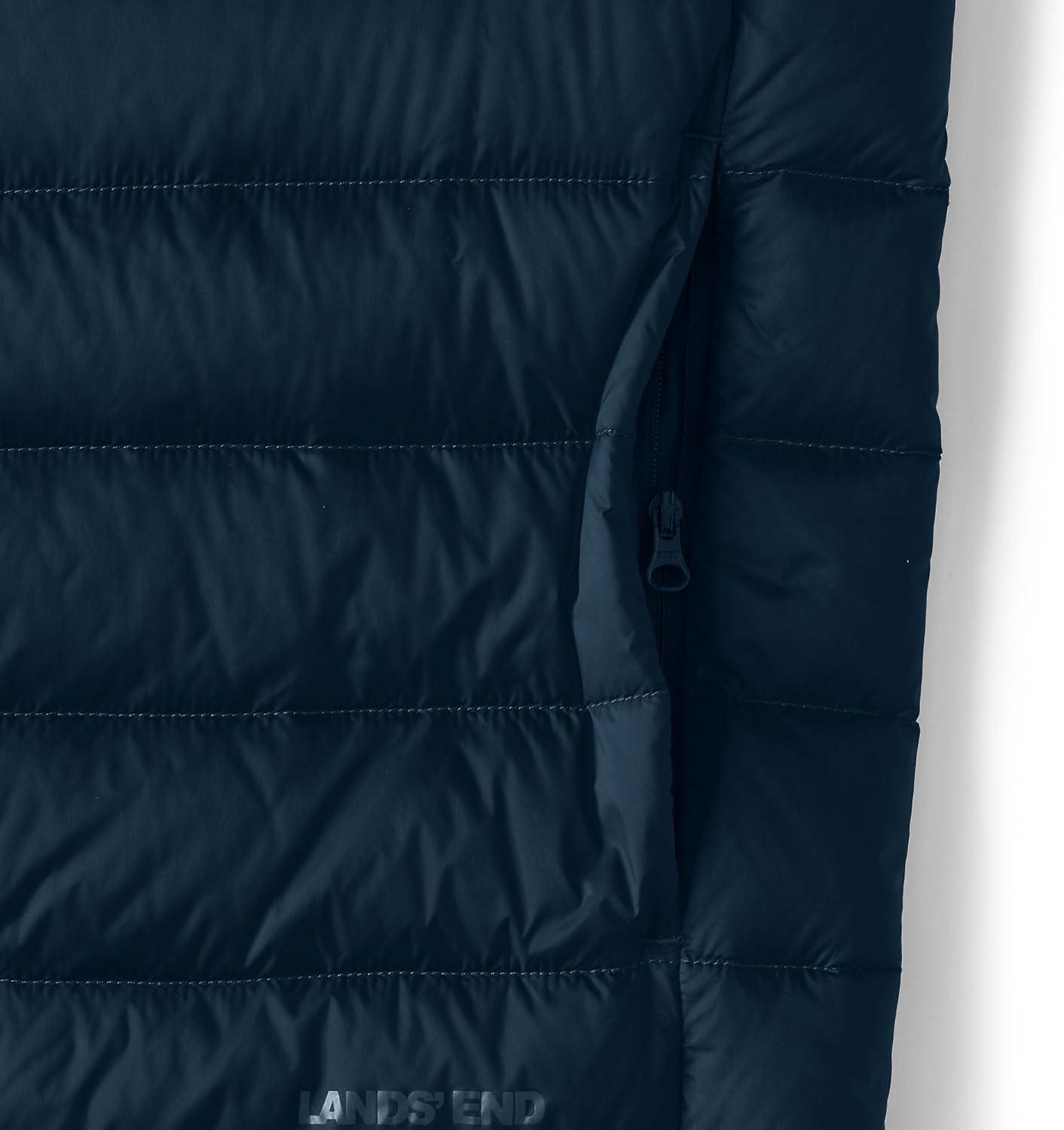 imageLands End Mens Wanderweight Ultralight Packable Down VestRadiant Navy