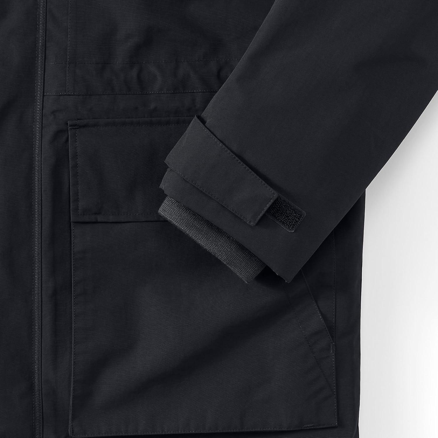 imageLands End Mens Waterproof Squall ParkaBlack