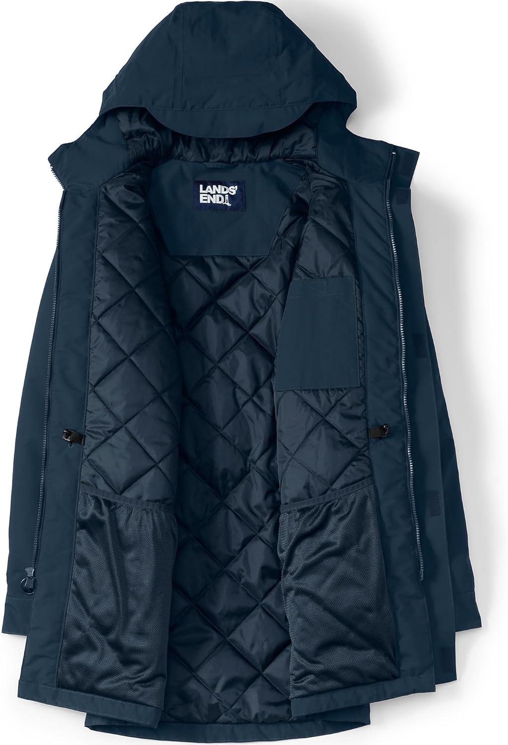 imageLands End Mens Waterproof Squall ParkaRadiant Navy