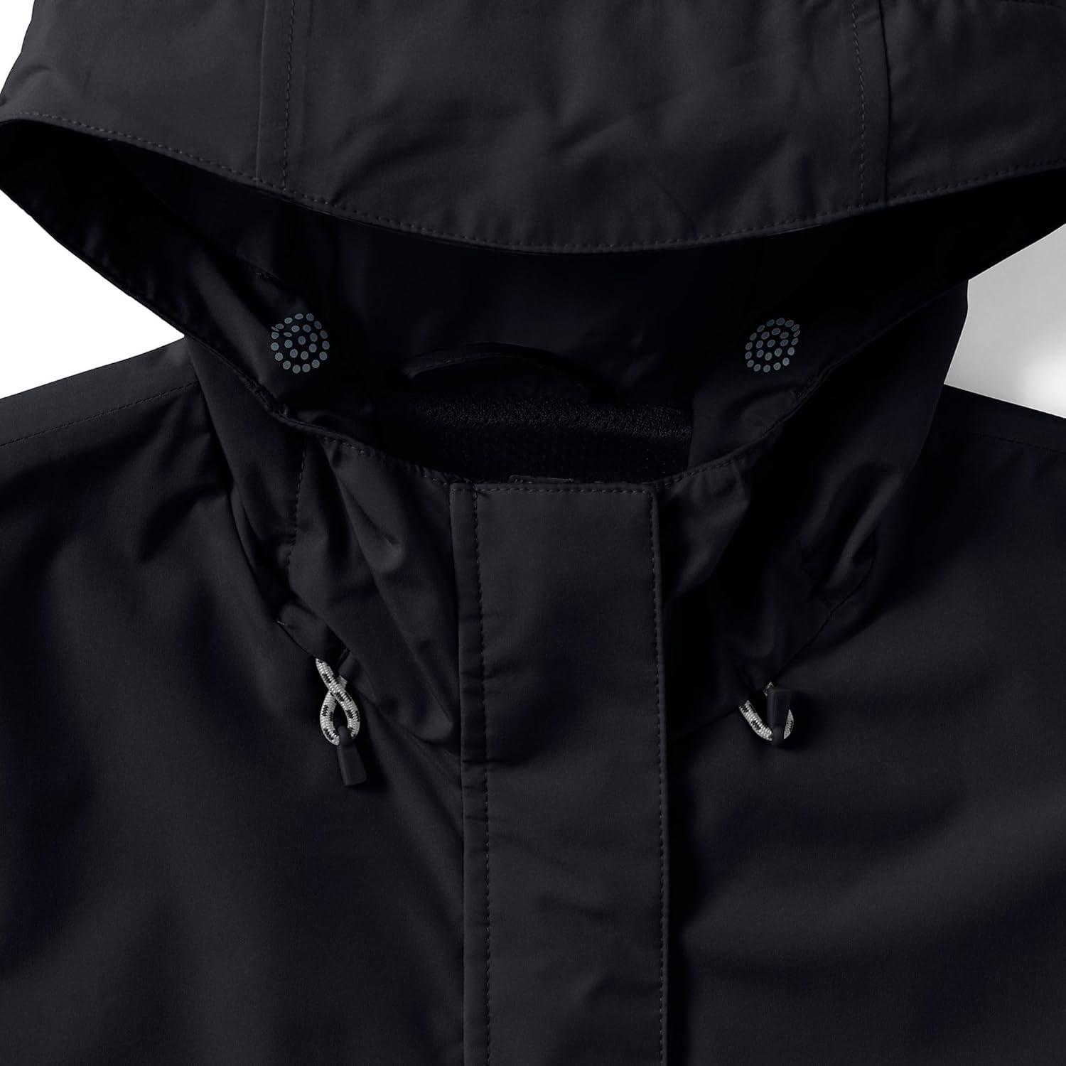 imageLands End Squall Packable Waterproof RaincoatBlack