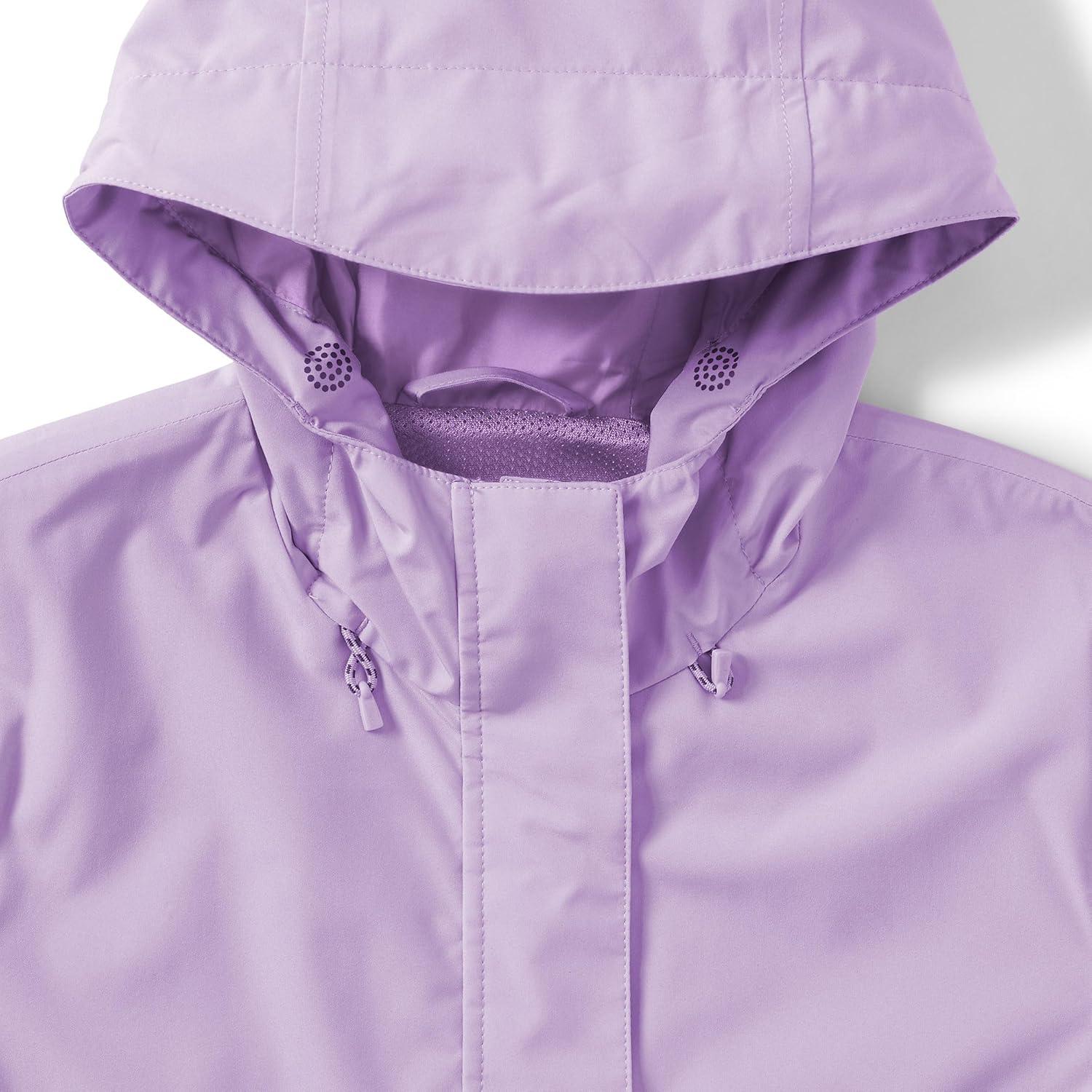 imageLands End Squall Packable Waterproof RaincoatLilac Petal