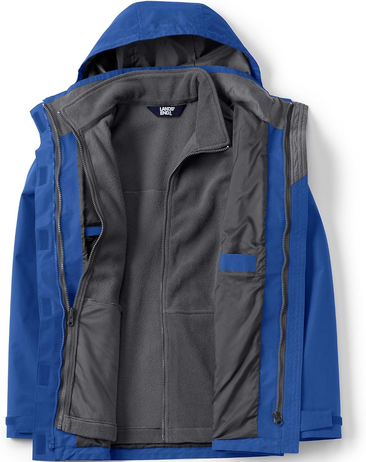 imageLands End Womens 3 in 1 Squall JacketDark Cobalt Blue