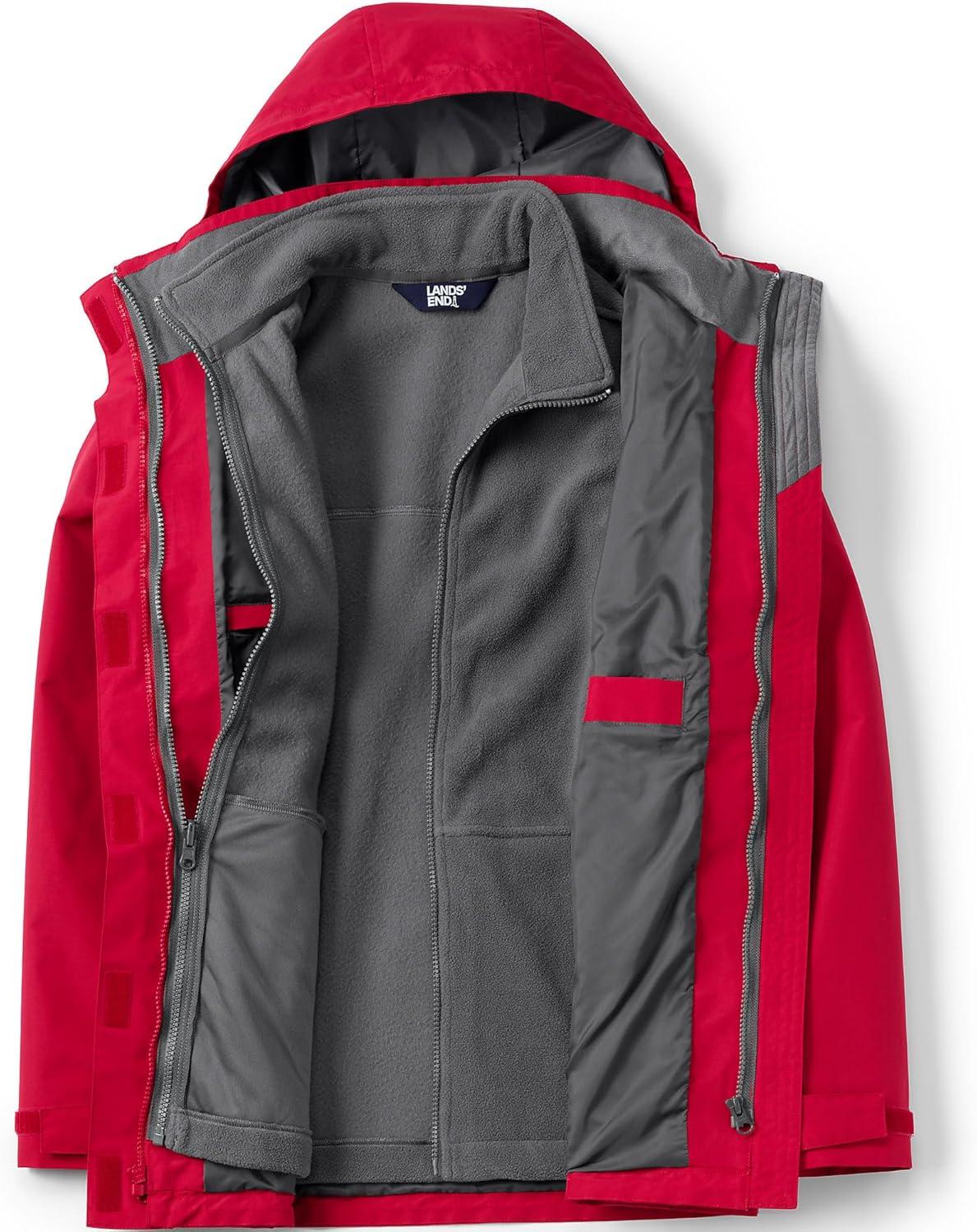 imageLands End Womens 3 in 1 Squall JacketRich Red