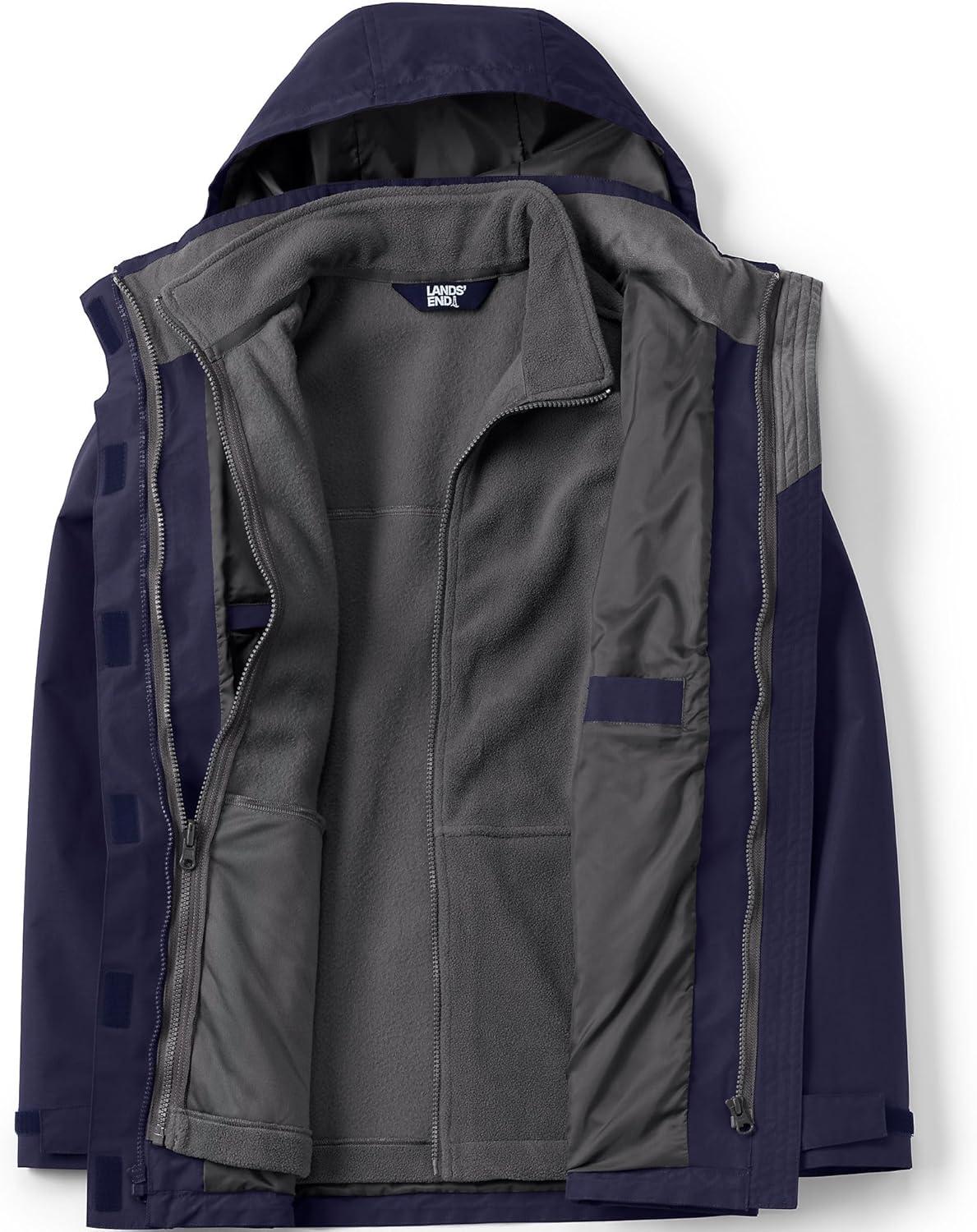 imageLands End Womens 3 in 1 Squall JacketTrue Navy