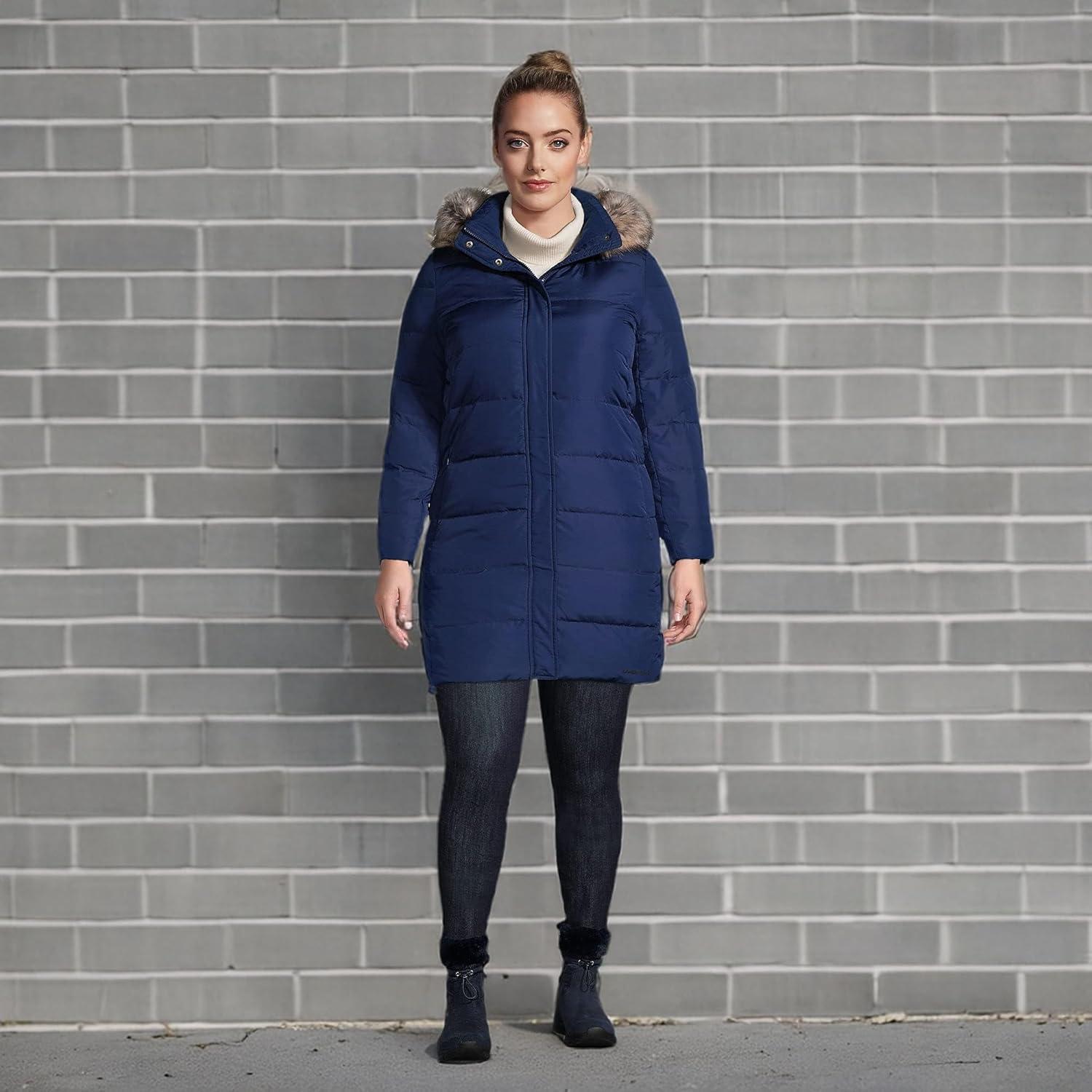 imageLands End Womens Down Winter CoatNavy