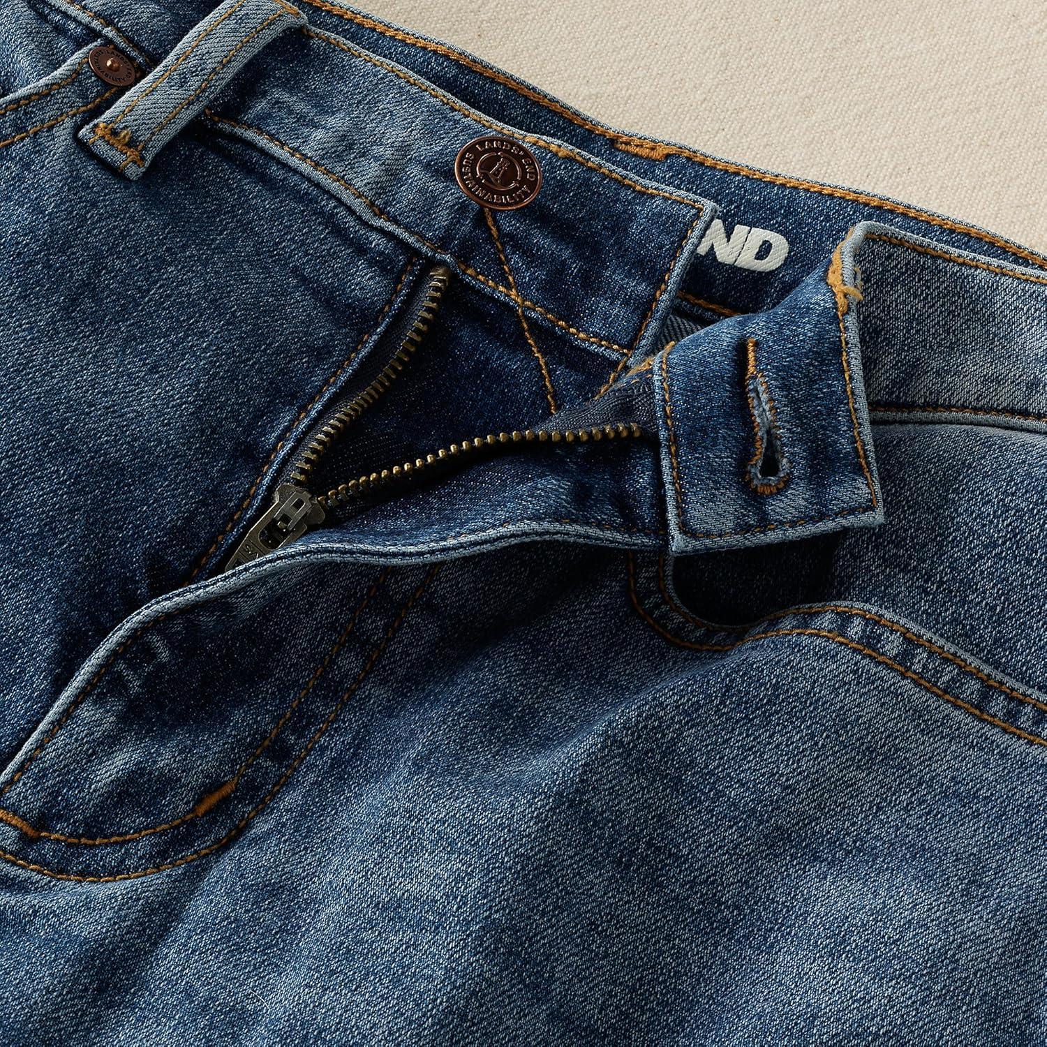 imageLands End Womens Recover High Rise Wide Leg JeansIndigo Tide Blue