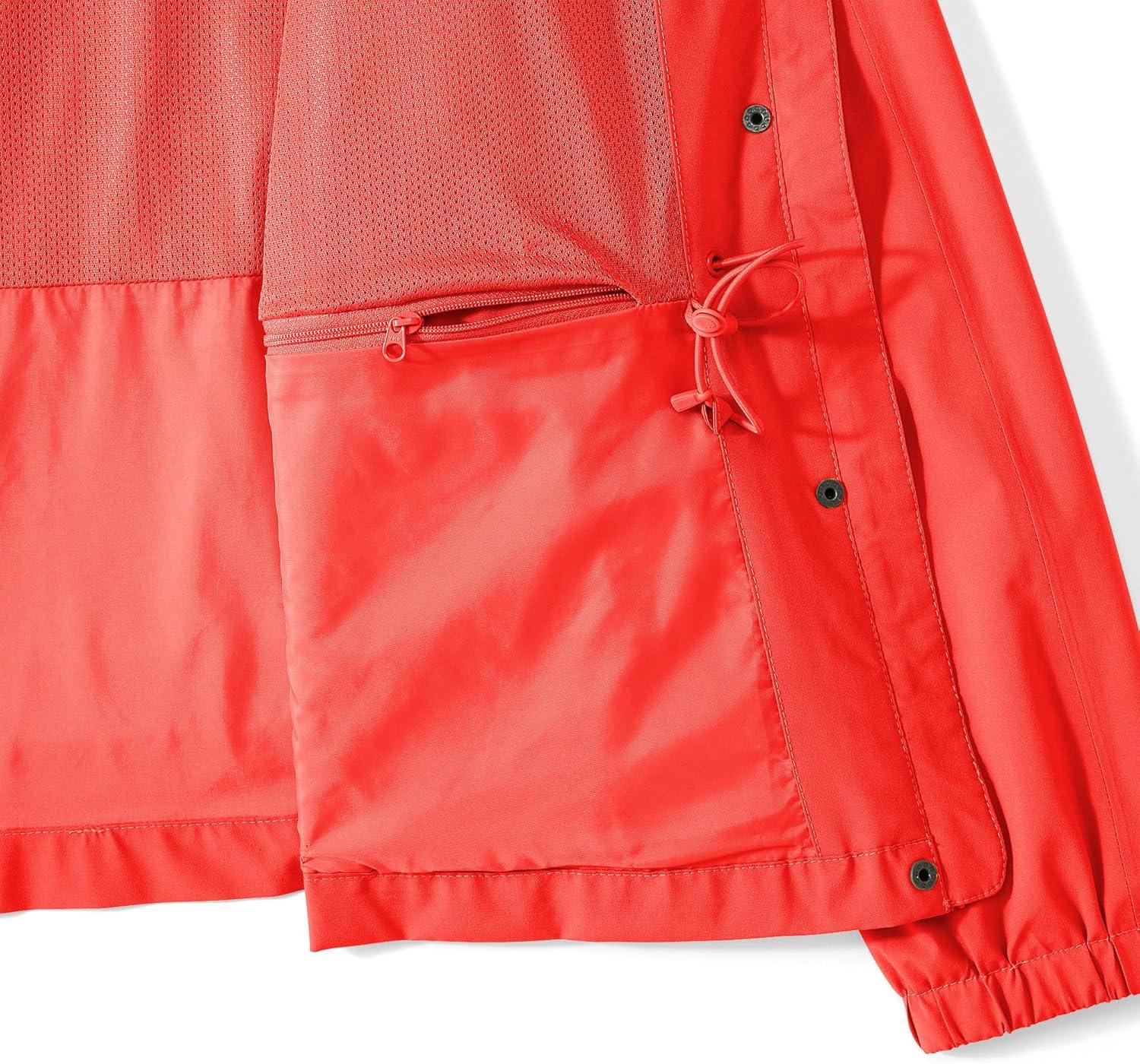 imageLands End Womens Squall Packable Rain JacketCoral Red