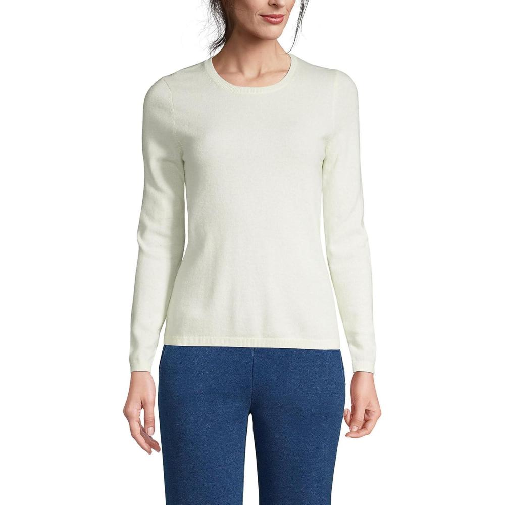 imageLands End Cashmere SweaterFresh Ivory