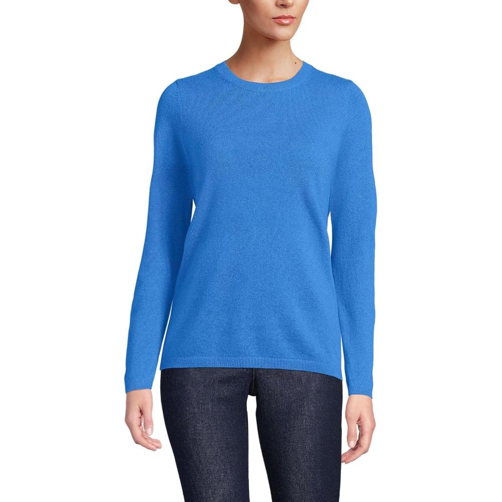 imageLands End Cashmere SweaterMute Cobalt Blue