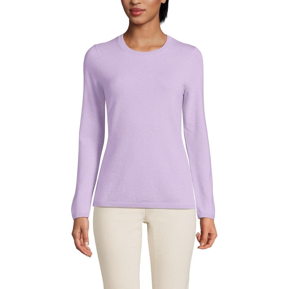 imageLands End Cashmere SweaterWashed Lavender Heather
