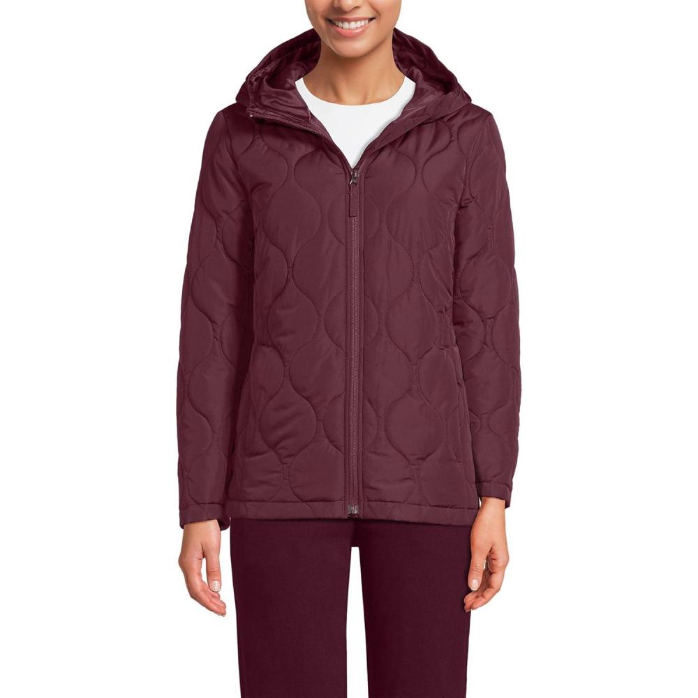 imageLands End FeatherFree Insulated JacketLush Burgundy