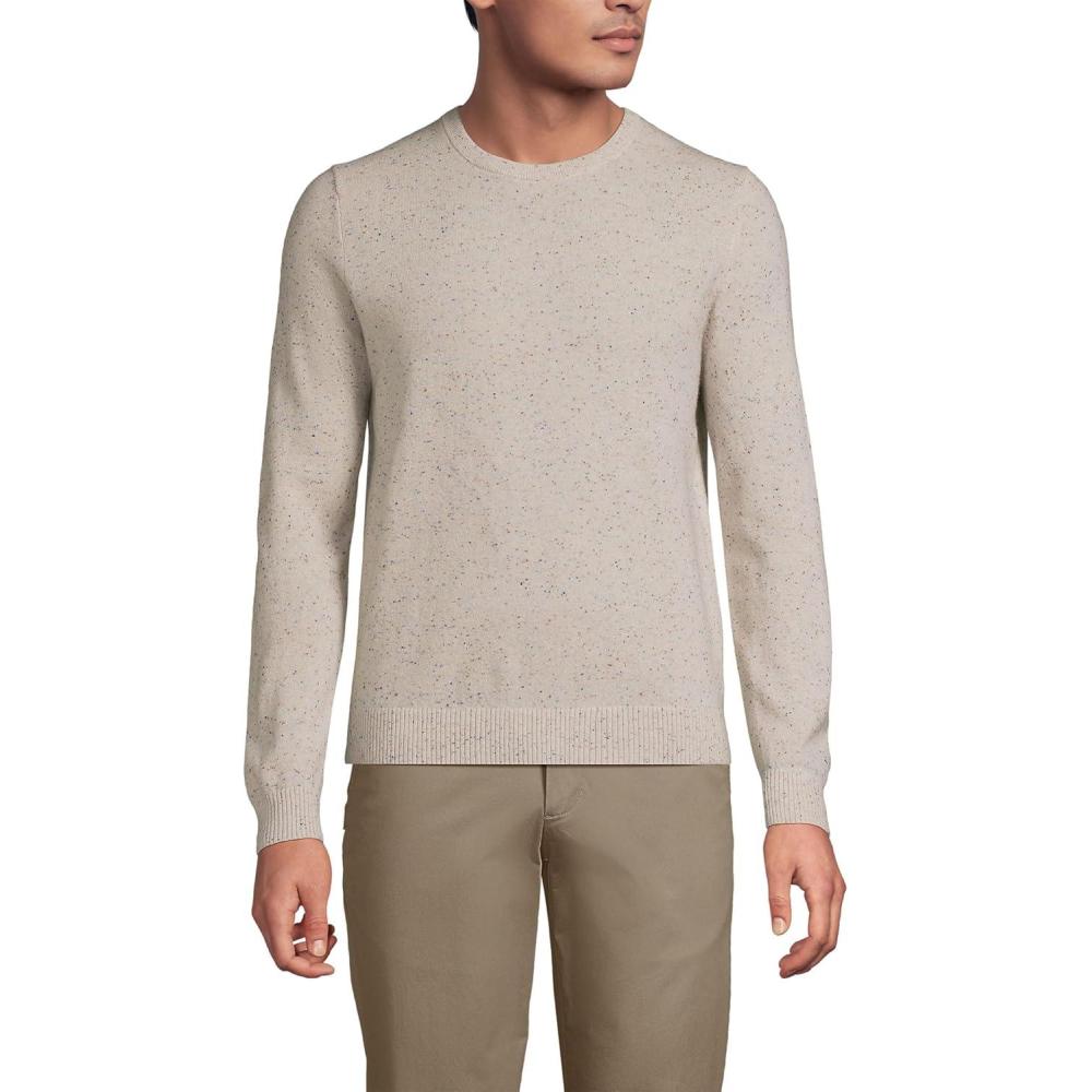 imageLands End Mens Fine Gauge Cashmere SweaterSolstice Donegal