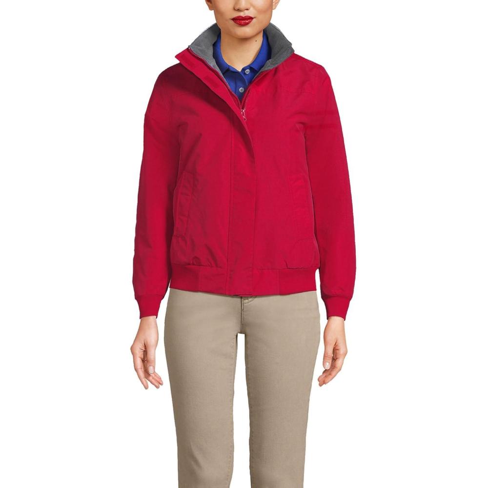 imageLands End Womens Classic Squall JacketRich Red