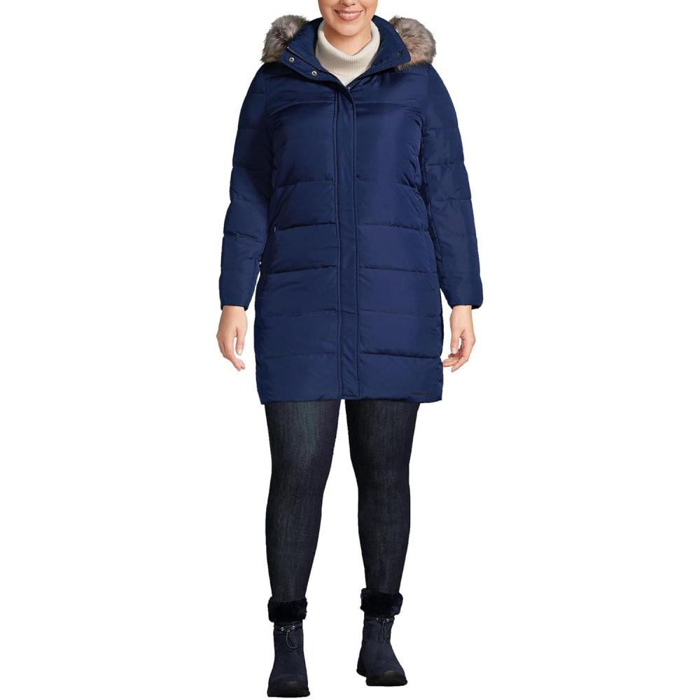 imageLands End Womens Down Winter CoatNavy