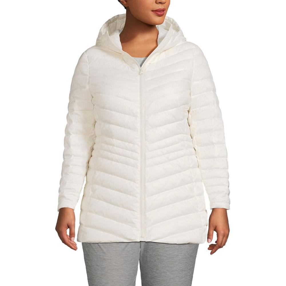 imageLands End Womens Ultralight Packable Down Jacket1x Plus