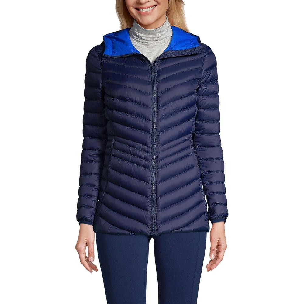 imageLands End Womens Ultralight Packable Down JacketDeep Sea Navy