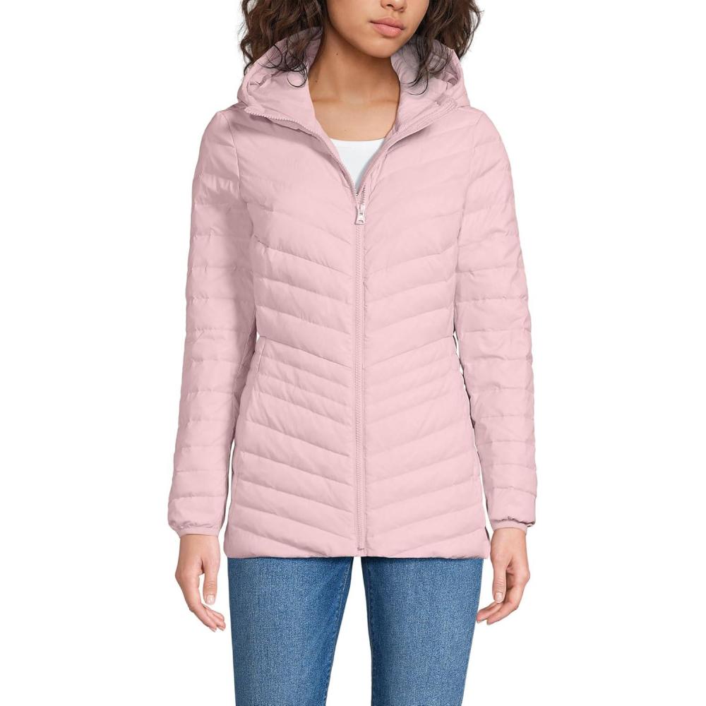 imageLands End Womens Ultralight Packable Down JacketLight Mauve