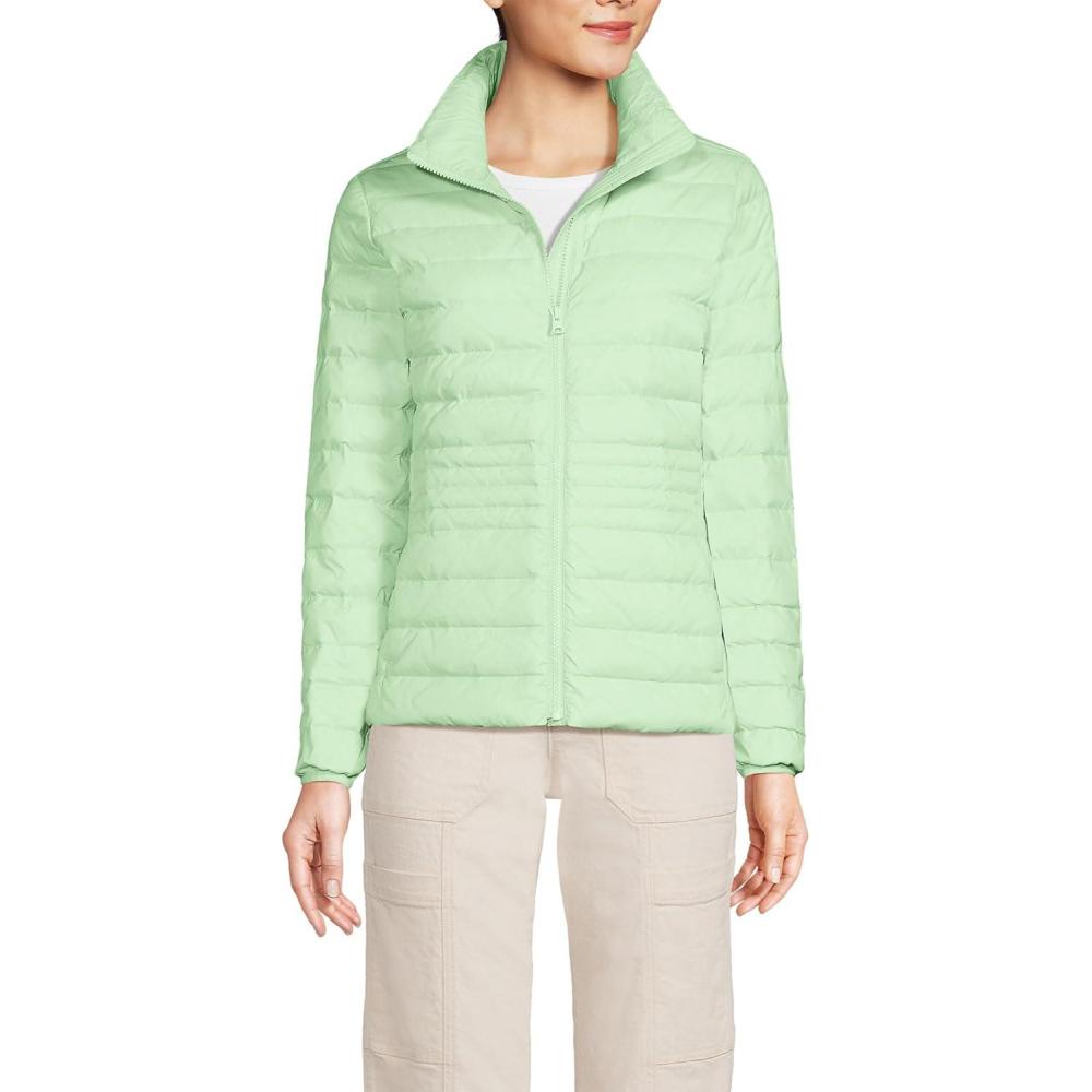 imageLands End Womens Wanderweight Ultralight Packable Down JacketIcy Mint Green