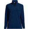 Lands’ End Anyweather Fleece Quarter Zip Pullover(Deep Sea Navy)