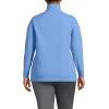 Lands’ End Anyweather Fleece Quarter Zip Pullover(Fresh Blue)
