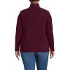 Lands’ End Anyweather Fleece Quarter Zip Pullover(Lush Burgundy)