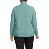 Lands’ End Anyweather Fleece Quarter Zip Pullover(Mint Sky)