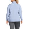 Lands’ End Anyweather Fleece Quarter Zip Pullover(Soft Periwinkle)
