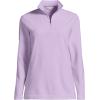 Lands’ End Anyweather Fleece Quarter Zip Pullover(Whisper Lilac)