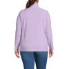 Lands’ End Anyweather Fleece Quarter Zip Pullover(Whisper Lilac)