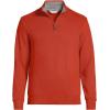 Lands’ End Bedford Rib Quarter Zip Pullover Sweater(Bourbon)