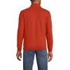Lands’ End Bedford Rib Quarter Zip Pullover Sweater(Bourbon)