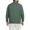 Lands’ End Bedford Rib Quarter Zip Pullover Sweater(Deep Woodland Green Heather)