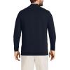Lands’ End Bedford Rib Quarter Zip Pullover Sweater(Radiant Navy)