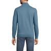 Lands’ End Bedford Rib Quarter Zip Pullover Sweater(Soft Peacock)
