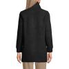 Lands’ End Boucle Fleece Coat(Black)