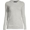 Lands’ End Cashmere Sweater(Gray Heather)