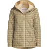 Lands’ End FeatherFree Insulated Jacket(Champagne/Rich Coffee Plaid)