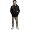 Lands’ End Kids Packable Hooded Down Puffer Jacket Coat (XXS-XXL)(Black)