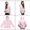 Lands’ End Kids Packable Hooded Down Puffer Jacket Coat (XXS-XXL)(Fairy Tale)