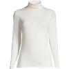 Lands’ End Lightweight Jersey Long Sleeve Turtleneck(Ivory)