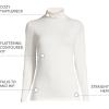 Lands’ End Lightweight Jersey Long Sleeve Turtleneck(Ivory)