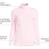 Lands’ End Lightweight Jersey Long Sleeve Turtleneck(Pink Fog)