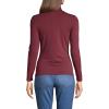 Lands’ End Lightweight Jersey Long Sleeve Turtleneck(Rich Burgundy)