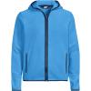 Lands’ End Men’s Anyweather Fleece Hooded Full Zip Jacket(Soft Boreal Blue)