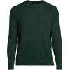 Lands’ End Men’s Fine Gauge Cashmere Sweater(Dark Pine Green)