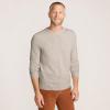 Lands’ End Men’s Fine Gauge Cashmere Sweater(Solstice Donegal)