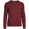 Lands’ End Men’s Fine Gauge Cashmere Sweater(Wine)