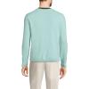 Lands’ End Men’s Fine Gauge Cashmere V-Neck Sweater(Aqua Breeze)